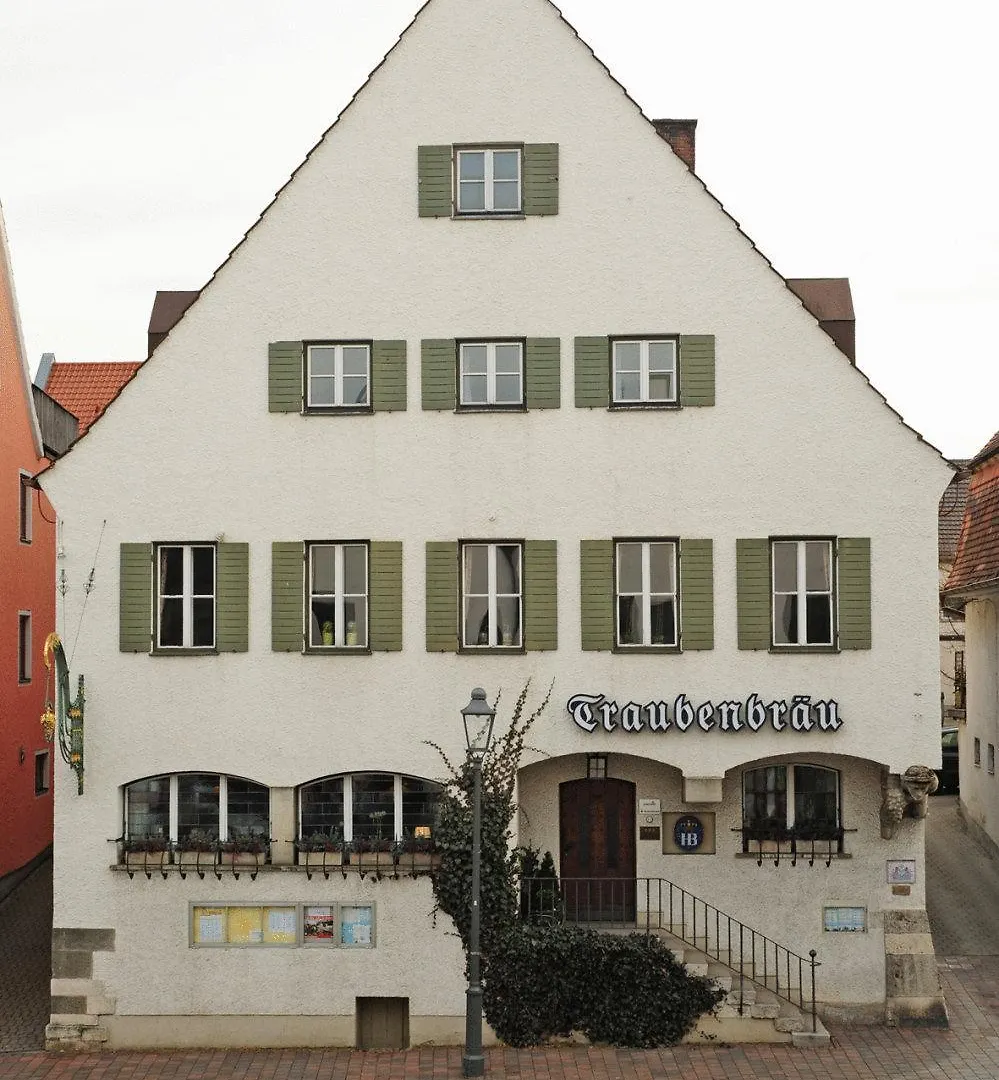 ***  Hotel Gasthof Traubenbraeu Krumbach Németország